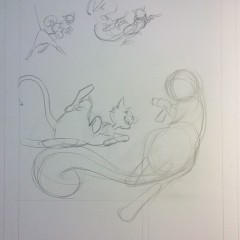 initial pencils for page 3