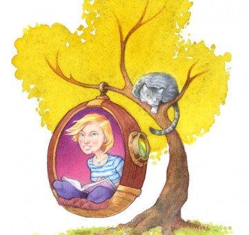 Brian Bowes_Illustration_The Reading Tree