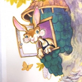 Rabbit, finished painting