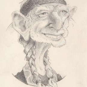 Willie_Nelson_Portrait_SilverpointArt_By_Brian_Bowes